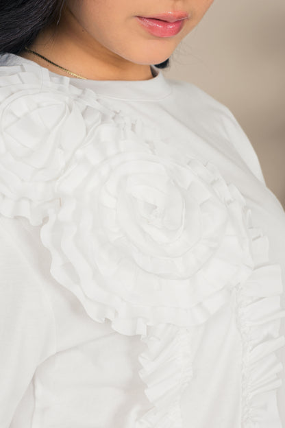 Camiseta Flores 3D