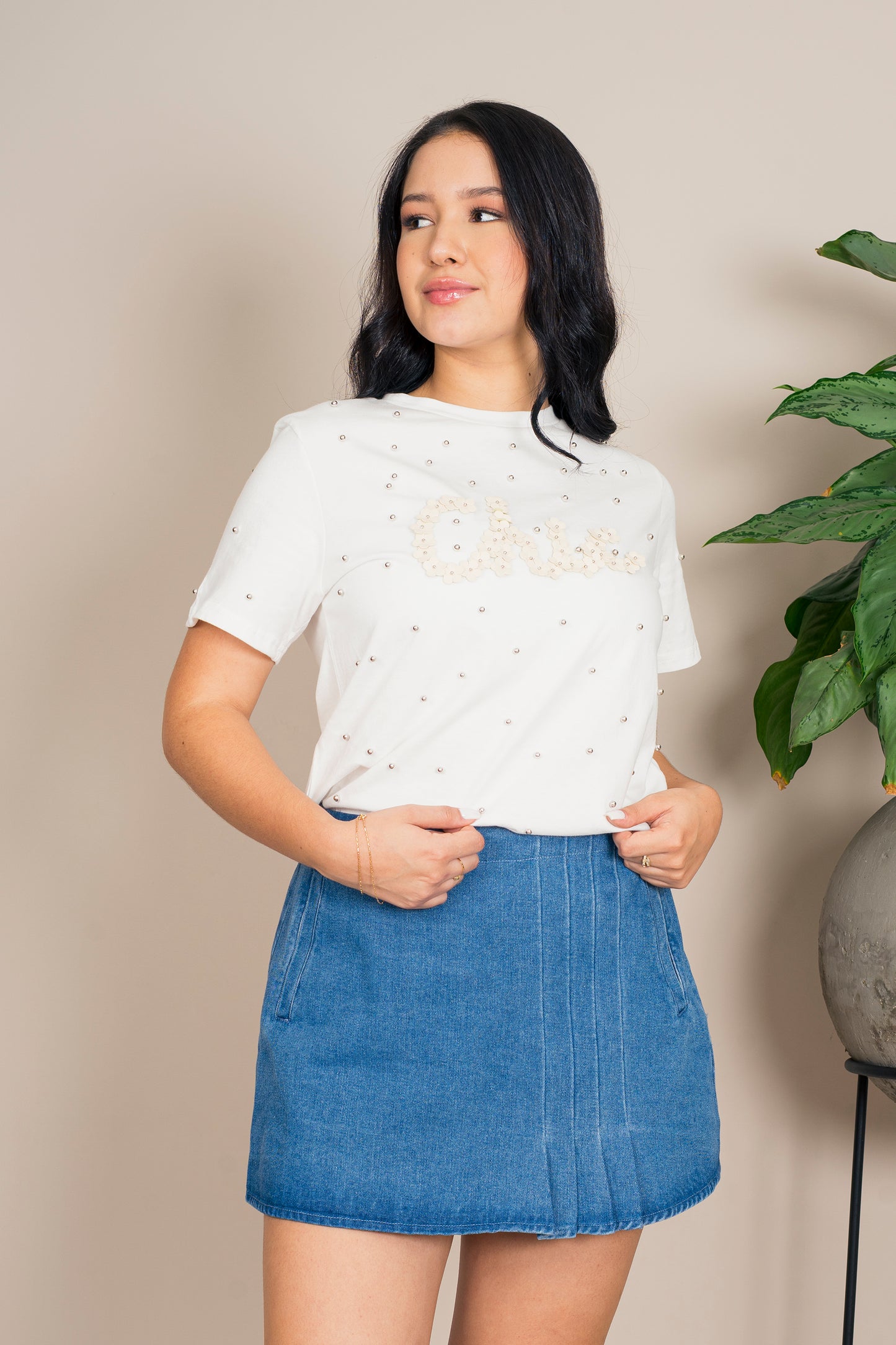 Falda Corta Indigo