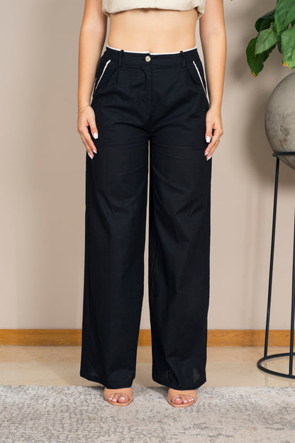 Pantalón Sesgos Contraste