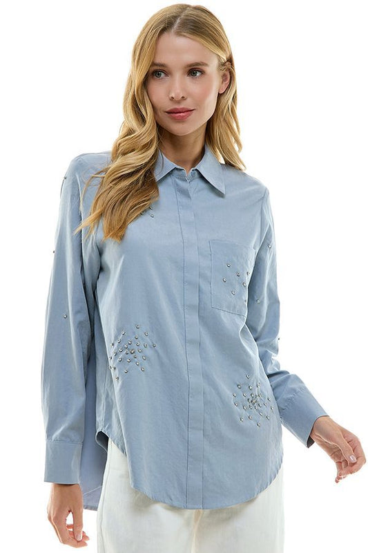 Camisa Manga Larga Brillantes